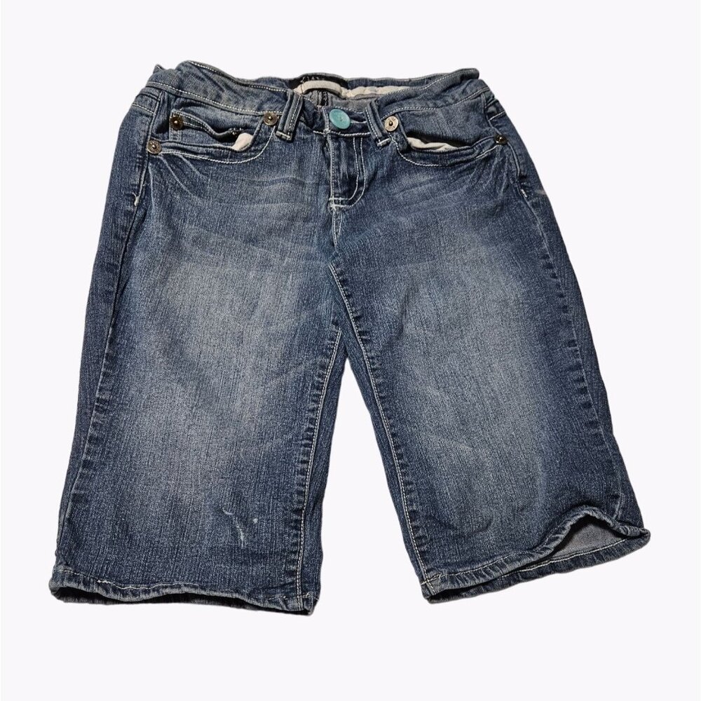 YMI Jean Shorts Womens Size 5 Low Rise Medium Wash Denim Bermuda Juniors